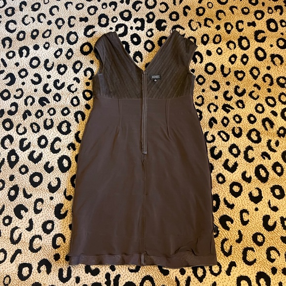 Brown Cocktail dress with silver shimmer - Picture 6 of 9